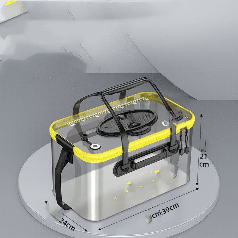 image-Thickened Fish Protection Bucket Fishing Bucket Fish Box