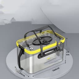 image-Thickened Fish Protection Bucket Fishing Bucket Fish Box