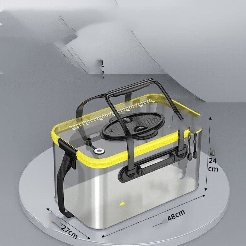 image-Thickened Fish Protection Bucket Fishing Bucket Fish Box
