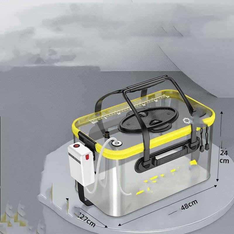 image-Thickened Fish Protection Bucket Fishing Bucket Fish Box