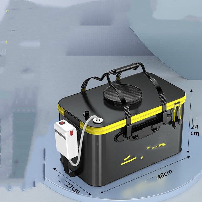 image-Thickened Fish Protection Bucket Fishing Bucket Fish Box