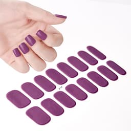 image-Gel uv nail stickers new semi-cured phototherapy nail stickers full stickers waterproof long-lasting cream style gel soft nail stickers