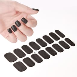 image-Gel uv nail stickers new semi-cured phototherapy nail stickers full stickers waterproof long-lasting cream style gel soft nail stickers