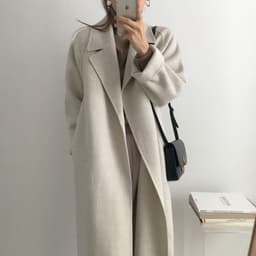 image-Double-sided cashmere coat for women 2023 new style small medium-length autumn and winter temperament high-end woolen coat
