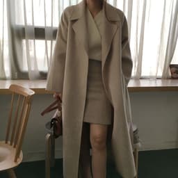 image-Double-sided cashmere coat for women 2023 new style small medium-length autumn and winter temperament high-end woolen coat