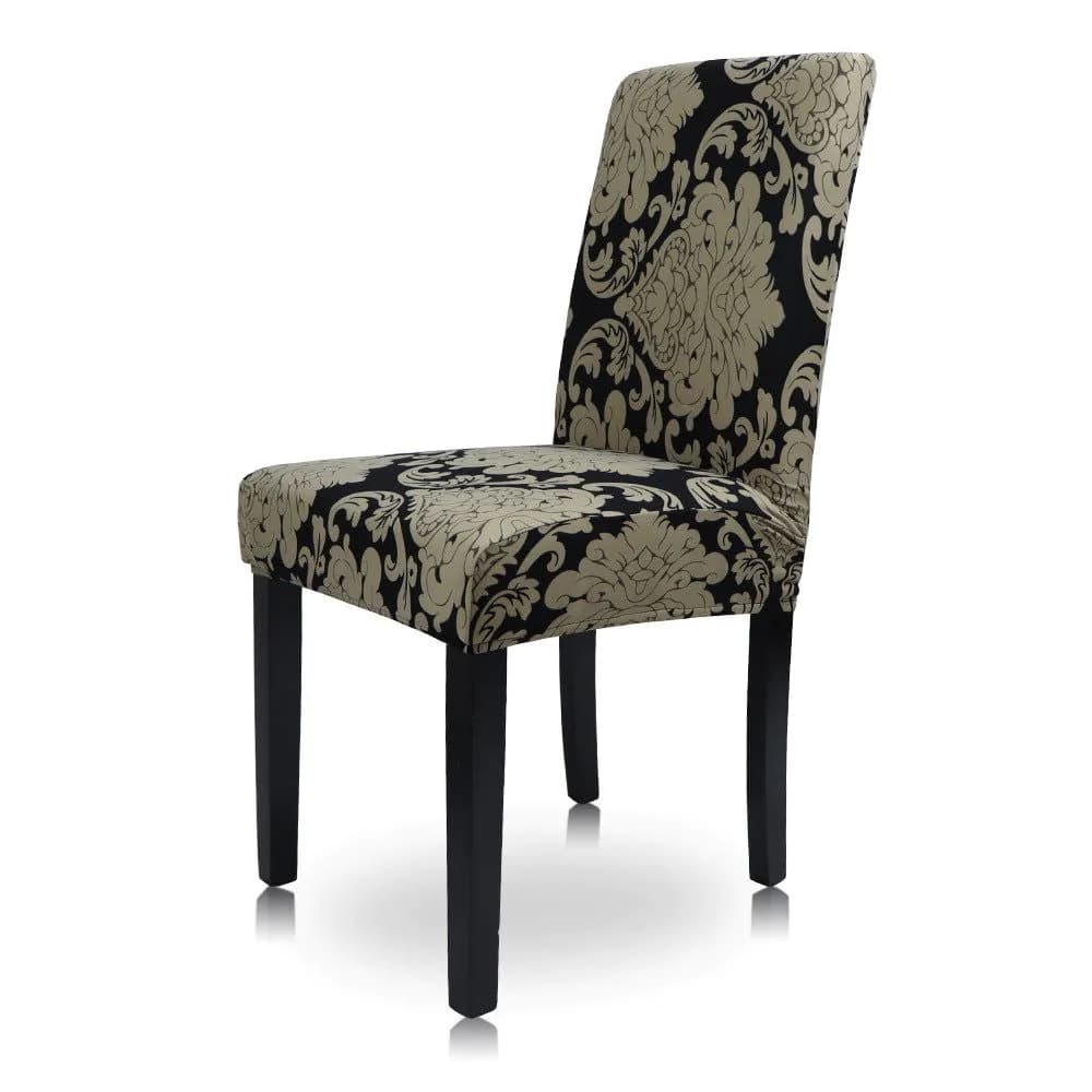 image-Cross-border hot selling direct sales Four Seasons hotel chair cover restaurant chair cover one-piece elastic chair cushion all-inclusive stool cover