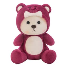 image-Internet celebrity cartoon Lily Bear doll wearing hat bear plush toy girl gift children's doll grabbing machine doll