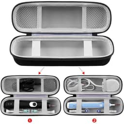 image-Source manufacturer EVA storage bag waterproof and dustproof mini travel storage box eva Feili electric toothbrush storage bag