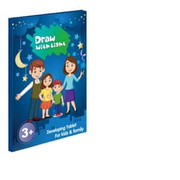 image-Draw with Light Fun Children's Fluorescent Drawing Board Luminous Magic Graffiti Writing Board 3D Luminous Board