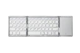 image-B089T three-fold wireless Bluetooth keyboard with touch pad for multi-system mobile phones and tablets