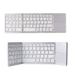 image-Folding ipad keyboard suitable for Apple mobile phone tablet tri-fold touchpad portable external Bluetooth keyboard B033