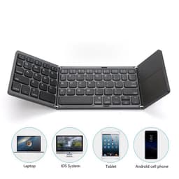 image-Folding ipad keyboard suitable for Apple mobile phone tablet tri-fold touchpad portable external Bluetooth keyboard B033