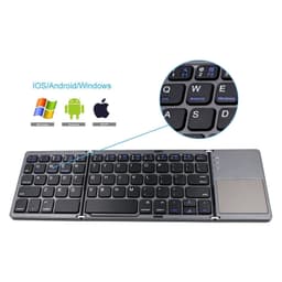 image-Folding ipad keyboard suitable for Apple mobile phone tablet tri-fold touchpad portable external Bluetooth keyboard B033