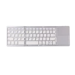 image-Folding ipad keyboard suitable for Apple mobile phone tablet tri-fold touchpad portable external Bluetooth keyboard B033