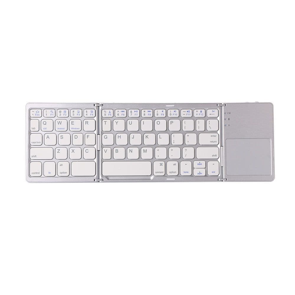 image-Folding ipad keyboard suitable for Apple mobile phone tablet tri-fold touchpad portable external Bluetooth keyboard B033