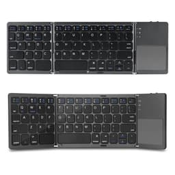 image-Folding ipad keyboard suitable for Apple mobile phone tablet tri-fold touchpad portable external Bluetooth keyboard B033