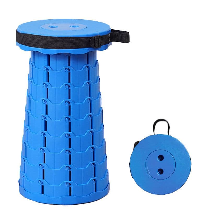 image-Telescopic stool folding stool outdoor portable queuing travel adjustable home retractable seat night market lift Mazar
