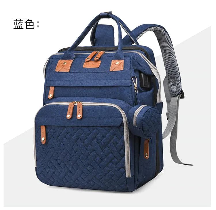image-Glow Mommy Bag Mother and Baby Outing Lightweight Portable 2023 New Large Capacity Backpack Mother Backpack Fashionable Baby Carry