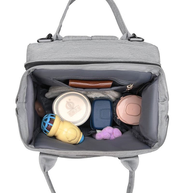 image-Glow Mommy Bag Mother and Baby Outing Lightweight Portable 2023 New Large Capacity Backpack Mother Backpack Fashionable Baby Carry