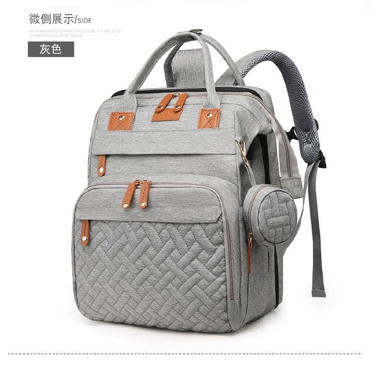 image-Glow Mommy Bag Mother and Baby Outing Lightweight Portable 2023 New Large Capacity Backpack Mother Backpack Fashionable Baby Carry
