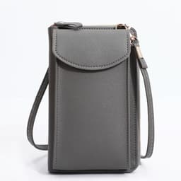 image-Manufacturer's supply of new women's mobile phone bags, Korean style fashionable solid color cross-body shoulder bags