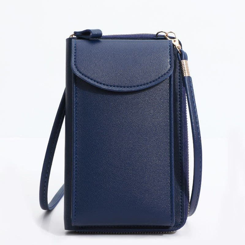 image-Manufacturer's supply of new women's mobile phone bags, Korean style fashionable solid color cross-body shoulder bags