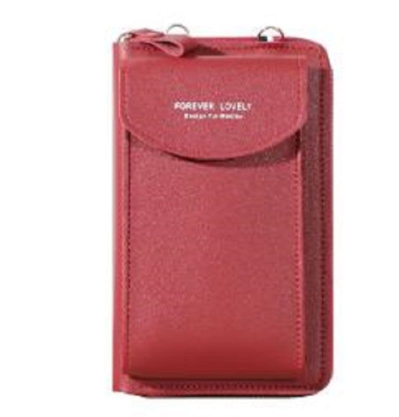 image-Manufacturer's supply of new women's mobile phone bags, Korean style fashionable solid color cross-body shoulder bags