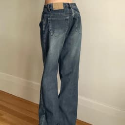 image-2022 New Fashion Straight Leg Denim Trousers Retro Loose Washed Loose High Waist Jeans for Women
