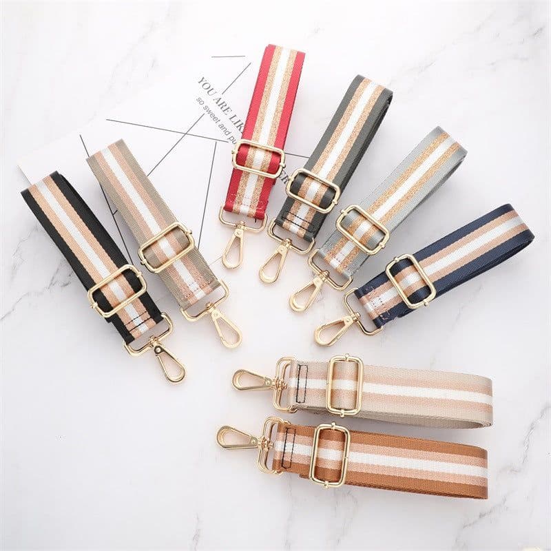 image-New thickened canvas bag strap accessories, adjustable shoulder straps, crossbody bags, widened shoulder straps, luggage straps, exclusive for cross-border supply