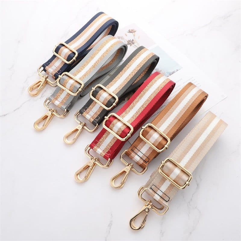 image-New thickened canvas bag strap accessories, adjustable shoulder straps, crossbody bags, widened shoulder straps, luggage straps, exclusive for cross-border supply
