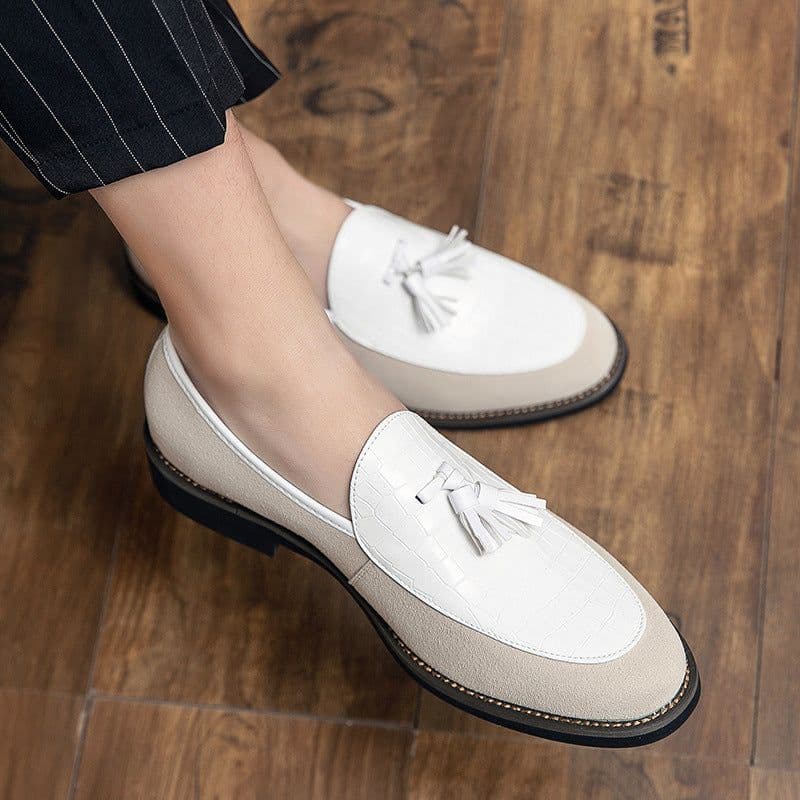 image-AliExpress leather shoes for men 2023 spring British shoes business formal casual shoes men's beanie men's shoes large size 47