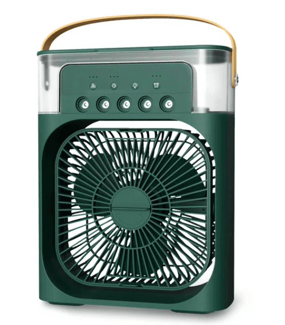 image-Five-Hole 5-Hole Spray Fan USB Office and Dormitory Humidifying Air Conditioner Thermantidote Cooler F