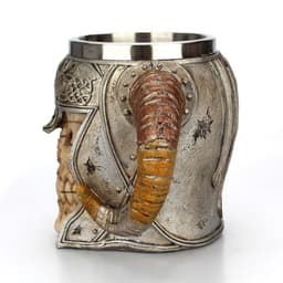 image-Tall Skull Helmet Cup Halloween Stainless Steel Inner Water Cup