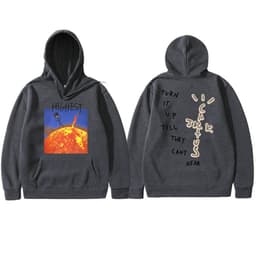 image-Travis Scott HITR Sun Hoodie Flame Sun Hoodie Men and Women
