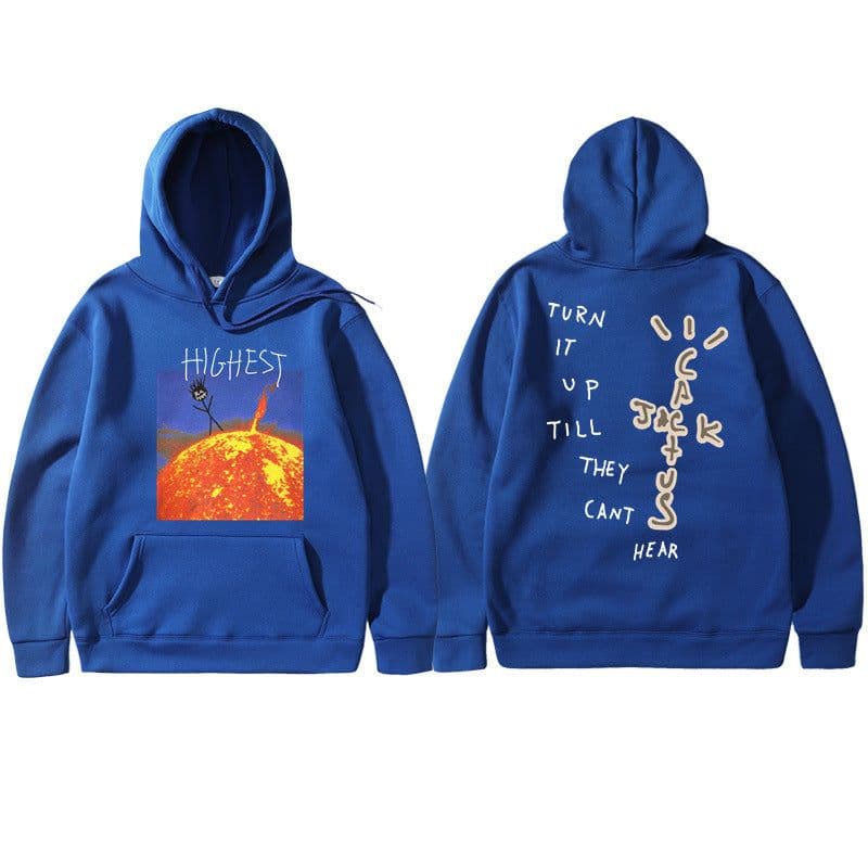 image-Travis Scott HITR Sun Hoodie Flame Sun Hoodie Men and Women