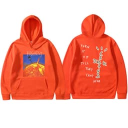 image-Travis Scott HITR Sun Hoodie Flame Sun Hoodie Men and Women