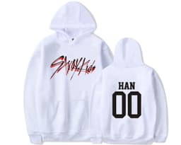 image-Stray Kids group album GO students around should help playing song clothes pullover sweater women's hoodie jacket
