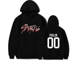 image-Stray Kids group album GO students around should help playing song clothes pullover sweater women's hoodie jacket