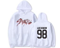 image-Stray Kids group album GO students around should help playing song clothes pullover sweater women's hoodie jacket