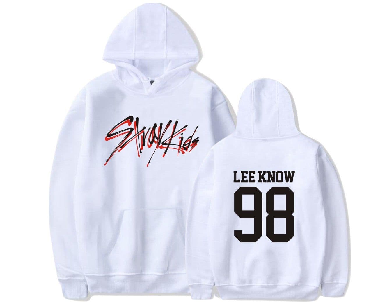 image-Stray Kids group album GO students around should help playing song clothes pullover sweater women's hoodie jacket