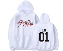 image-Stray Kids group album GO students around should help playing song clothes pullover sweater women's hoodie jacket