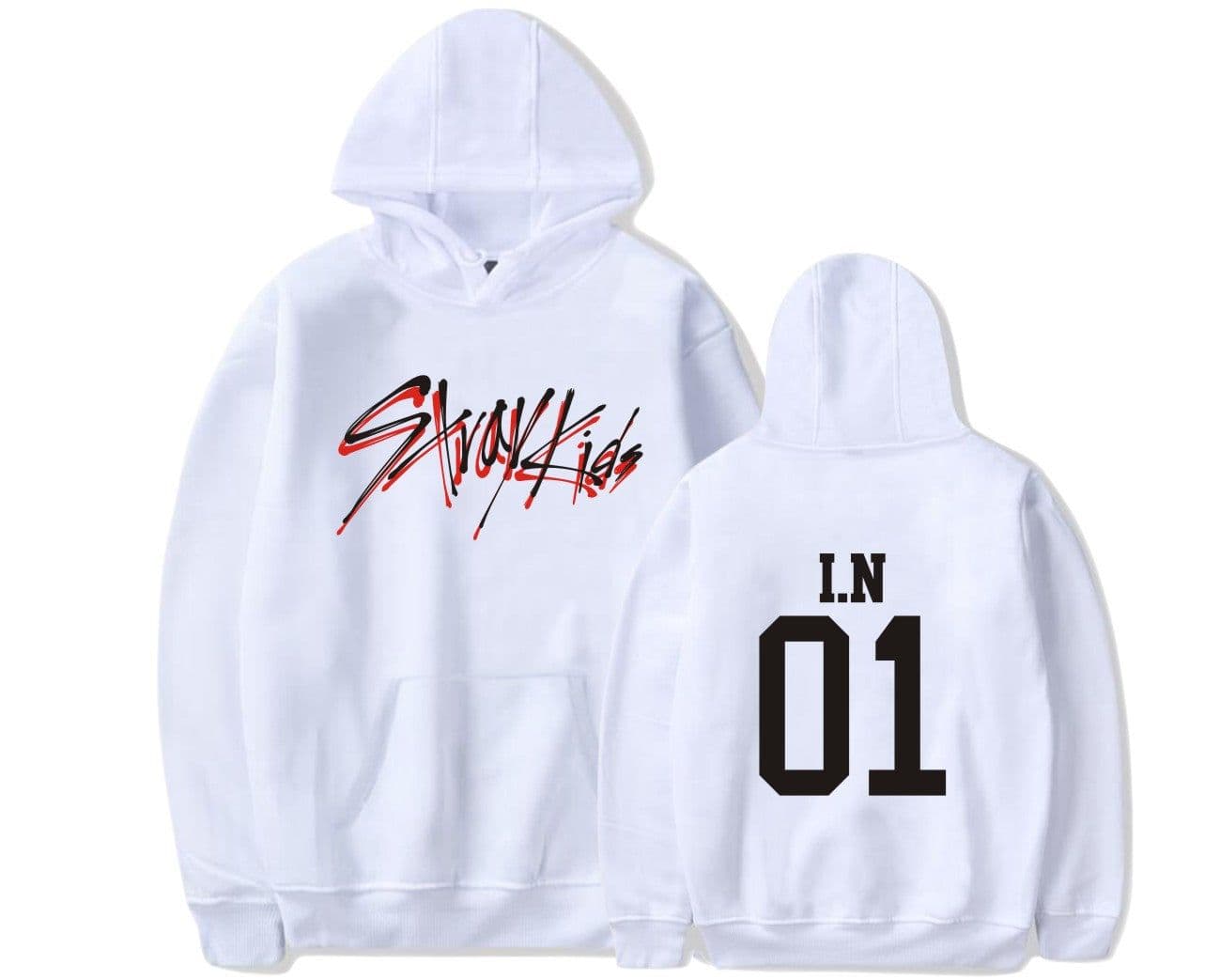 image-Stray Kids group album GO students around should help playing song clothes pullover sweater women's hoodie jacket