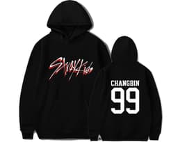 image-Stray Kids group album GO students around should help playing song clothes pullover sweater women's hoodie jacket