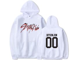 image-Stray Kids group album GO students around should help playing song clothes pullover sweater women's hoodie jacket