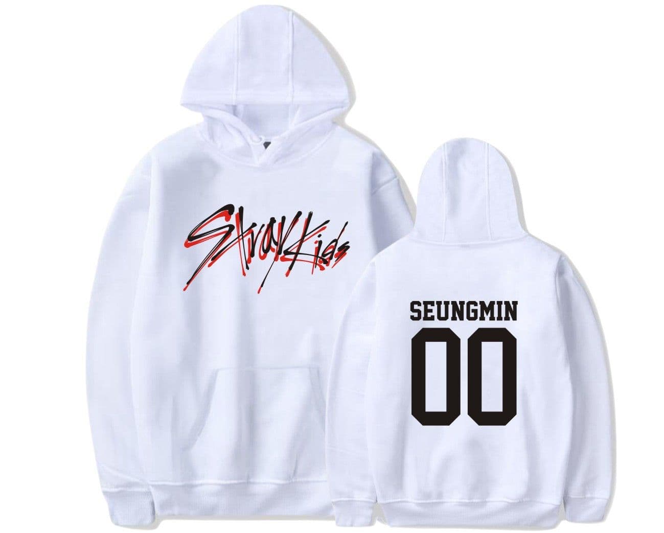 image-Stray Kids group album GO students around should help playing song clothes pullover sweater women's hoodie jacket
