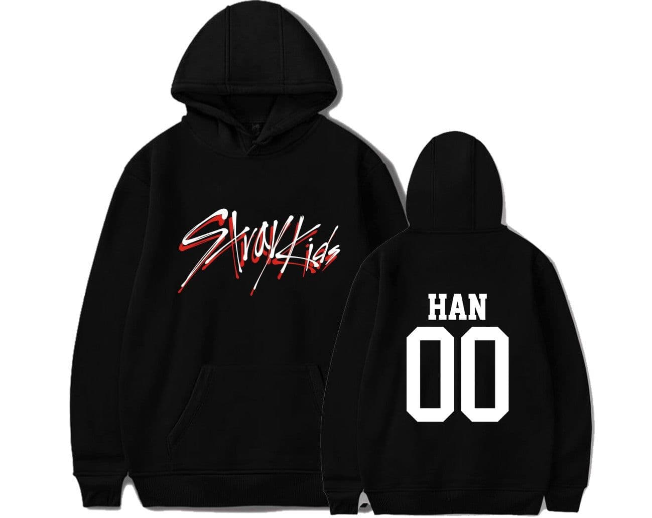 image-Stray Kids group album GO students around should help playing song clothes pullover sweater women's hoodie jacket