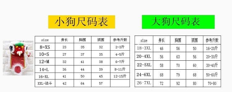 image-Pet clothes lion dance and lion dance festive red sequins full canine New Year's clothing dog winter clothing cat and dog transfiguration