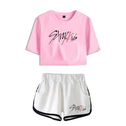 image-2019 new product sweater Korean combination trend short-sleeved umbilical suit female factory direct sales