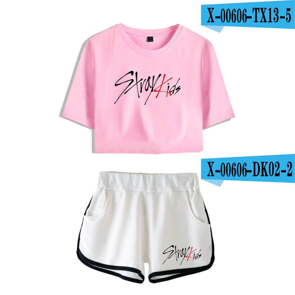 image-2019 new product sweater Korean combination trend short-sleeved umbilical suit female factory direct sales