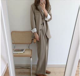 image-Small suit jacket female Korean version loose new spring and autumn new net red fashion temperament suit